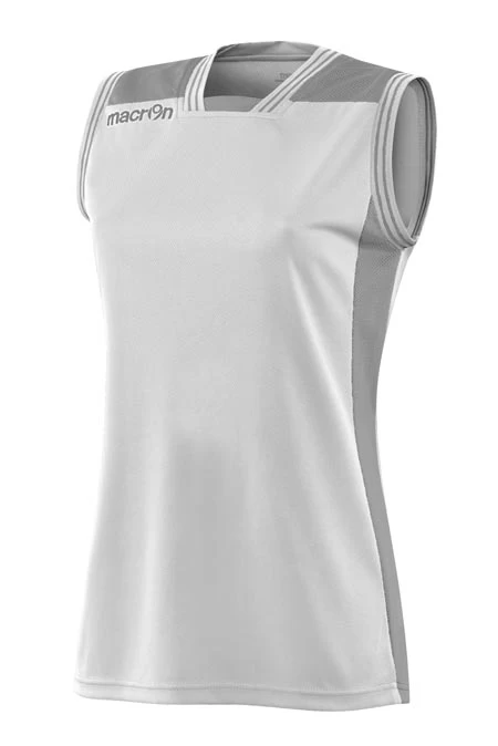 Macron Damen Basketball Trikot Radon Weiß-grau 1 Macron Damen Basketball Trikot Radon Weiß-grau