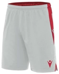 Macron Short Tempel -Optimal Sportbekleidung Geschäft macron tempel weiss rot