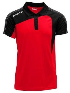 Masita Poloshirt Forza -Optimal Sportbekleidung Geschäft masita forza polo rot schwarz