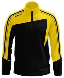 Masita Zip-Sweater Forza -Optimal Sportbekleidung Geschäft masita forza zip schwarz gelb