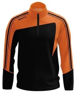 Masita Zip-Sweater Forza -Optimal Sportbekleidung Geschäft masita forza zip schwarz orange