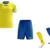 Zeus Fußball Trikot Komplett-Set Mida Gelb-blau