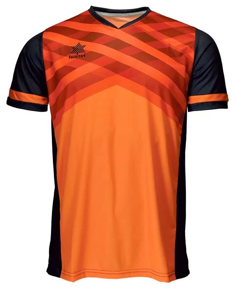 Luanvi Trikot Napoli Orange-schwarz 1 Luanvi Trikot Napoli Orange-schwarz