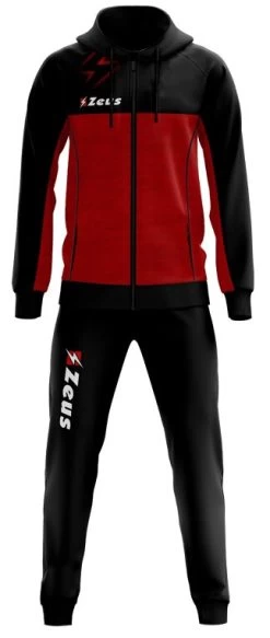 Zeus Trainingsanzug Olympia -Optimal Sportbekleidung Geschäft olympia anzug rot schwarz