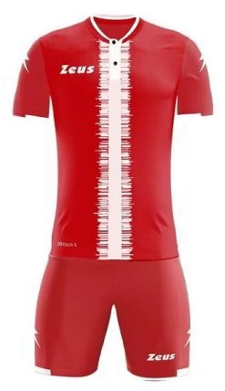 Zeus Trikot-Set Perseo Rot-weiß