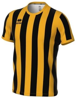 Errea Trikot Strip Schwarz-bernsteingelb