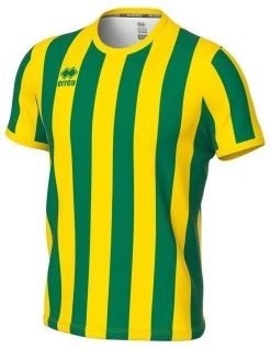 Errea Trikot Strip Grün-gelb