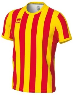 Errea Trikot Strip Rot-gelb