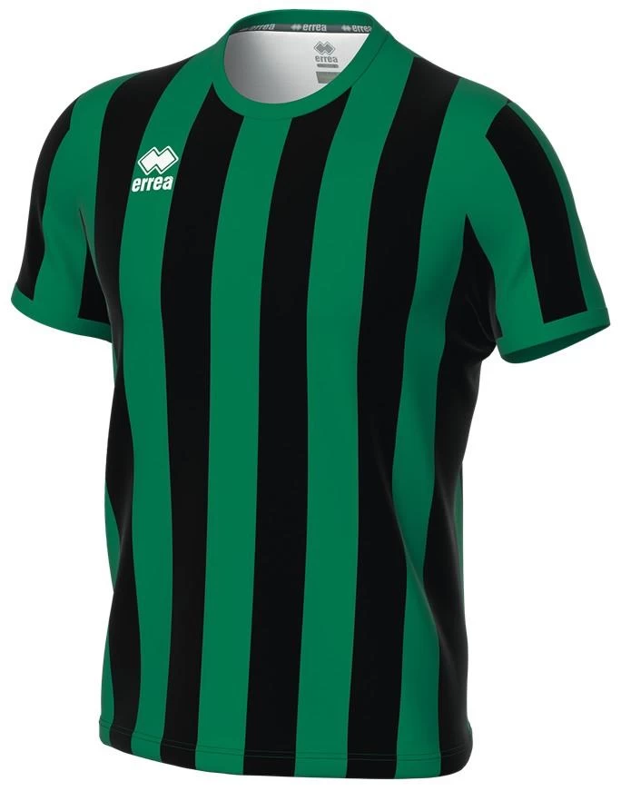 Errea Trikot Strip Schwarz-grün 1 Errea Trikot Strip Schwarz-grün