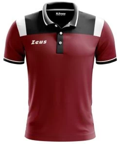Zeus Poloshirt Vesuvio 17 Zeus Poloshirt Vesuvio -Optimal Sportbekleidung Geschäft vesuvio polo weinrot schwarz