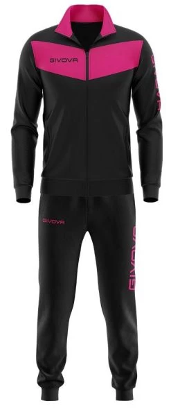 Givova Trainingsanzug Visa Fluo -Optimal Sportbekleidung Geschäft visa schwarz rosa3