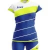Zeus Damen Trikot-Set Lybra Blau-neongelb-weiß