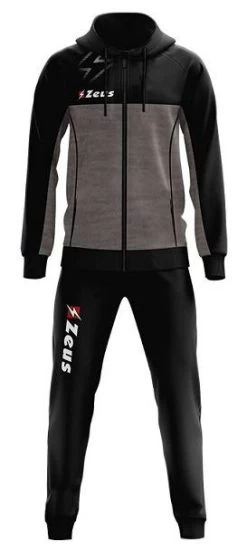 Zeus Trainingsanzug Olympia -Optimal Sportbekleidung Geschäft zeus olympia anzug schwarz grau