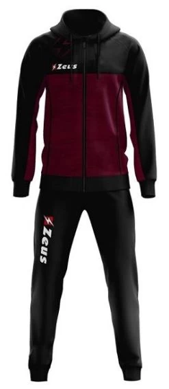 Zeus Trainingsanzug Olympia -Optimal Sportbekleidung Geschäft zeus olympia anzug weinrot schwarz