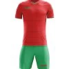 Zeus Trikot-Set Omega Rot-grün