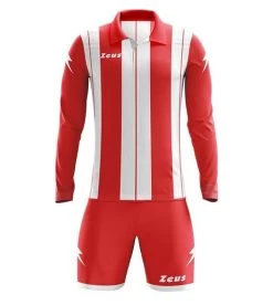 Zeus Trikot-Set Pitagora Rot-weiß
