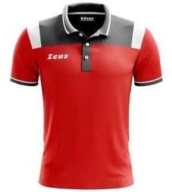 Zeus Poloshirt Vesuvio 14 Zeus Poloshirt Vesuvio -Optimal Sportbekleidung Geschäft zeus vesuvio polo rot grau
