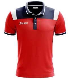Zeus Poloshirt Vesuvio 13 Zeus Poloshirt Vesuvio -Optimal Sportbekleidung Geschäft zeus vesuvio polo rot navy